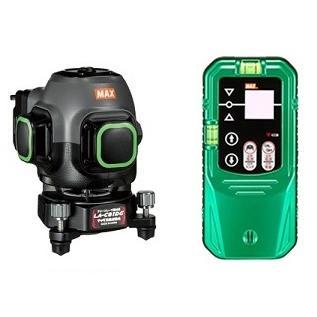 MAX マックス 緑であることレーザー墨出器 天使の都市-C81DG-D書き割り 本体＋受光器(天使の都市-D5GNV) XB92805