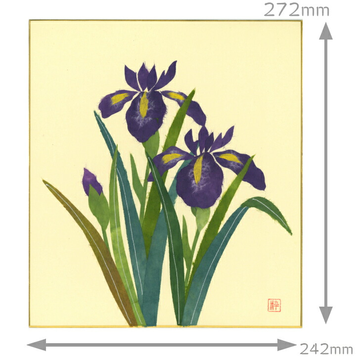 送料無料 完成品 リビング 242 272mm 玄関 手作り あさがお 朝顔ピンク 石川紙業 色紙 ちぎり絵 花 ピンク 作品 飾り 美しい 季節