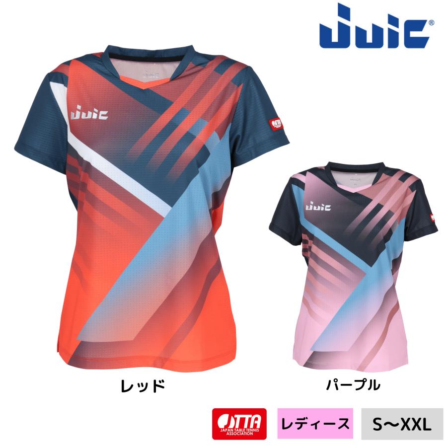 JUIC ジュウィック ラインウォーリアS レディース 5690 卓球ユニフォーム 女性用 2025年春新作