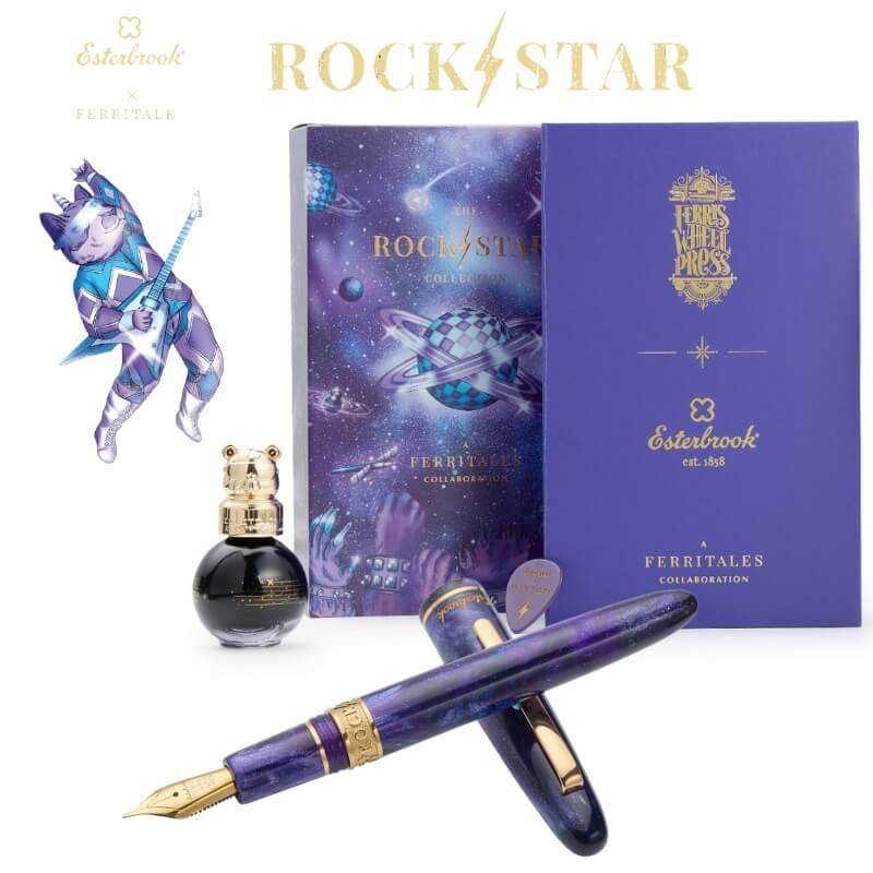 Esterbrook エスターブルック ×Ferris Wheel Press 共同研究 Estie(エスティー) Rockstar(鍵を掛けるはやりっ児) [貨物輸送無料]