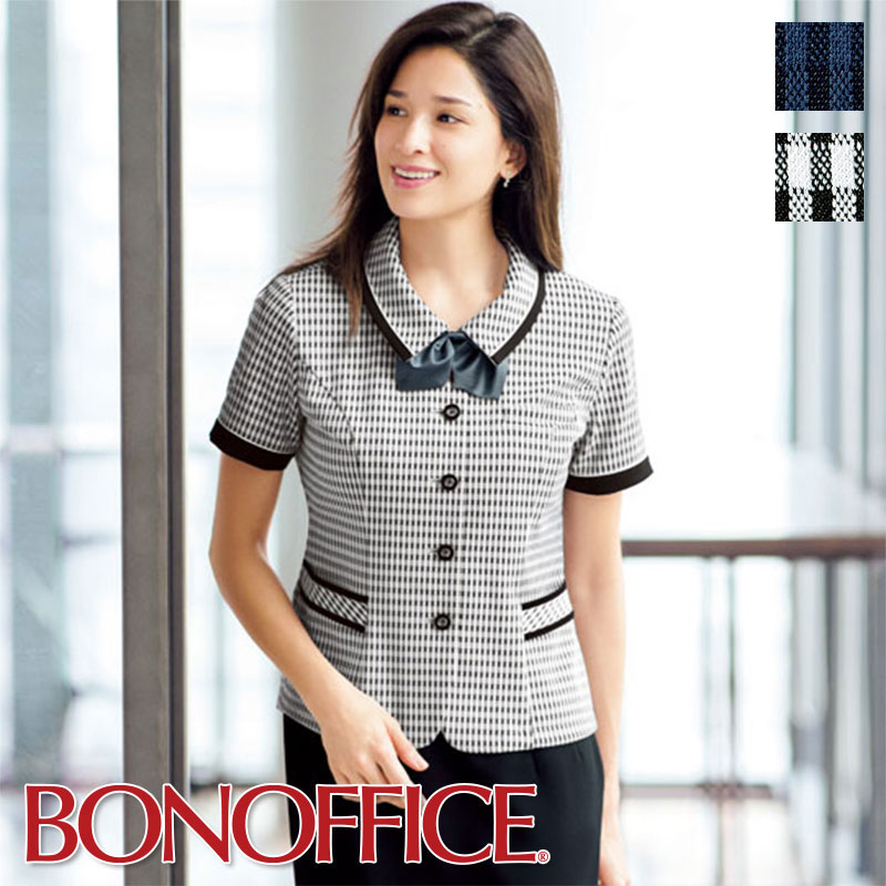 事務服  大層らしいトップAJ0835-1 フォーマル  BONOFFICE ボン事務室 BONMAX ボンマックス フォーマル 受け付け ユニフォーム 制服