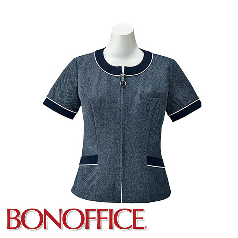 事務服  オーバーブラウスAJ0838-1 フォーマル  BONOFFICE ボンオフィス BONMAX ボンマックス フォーマル 受付 制服 ユニフォーム