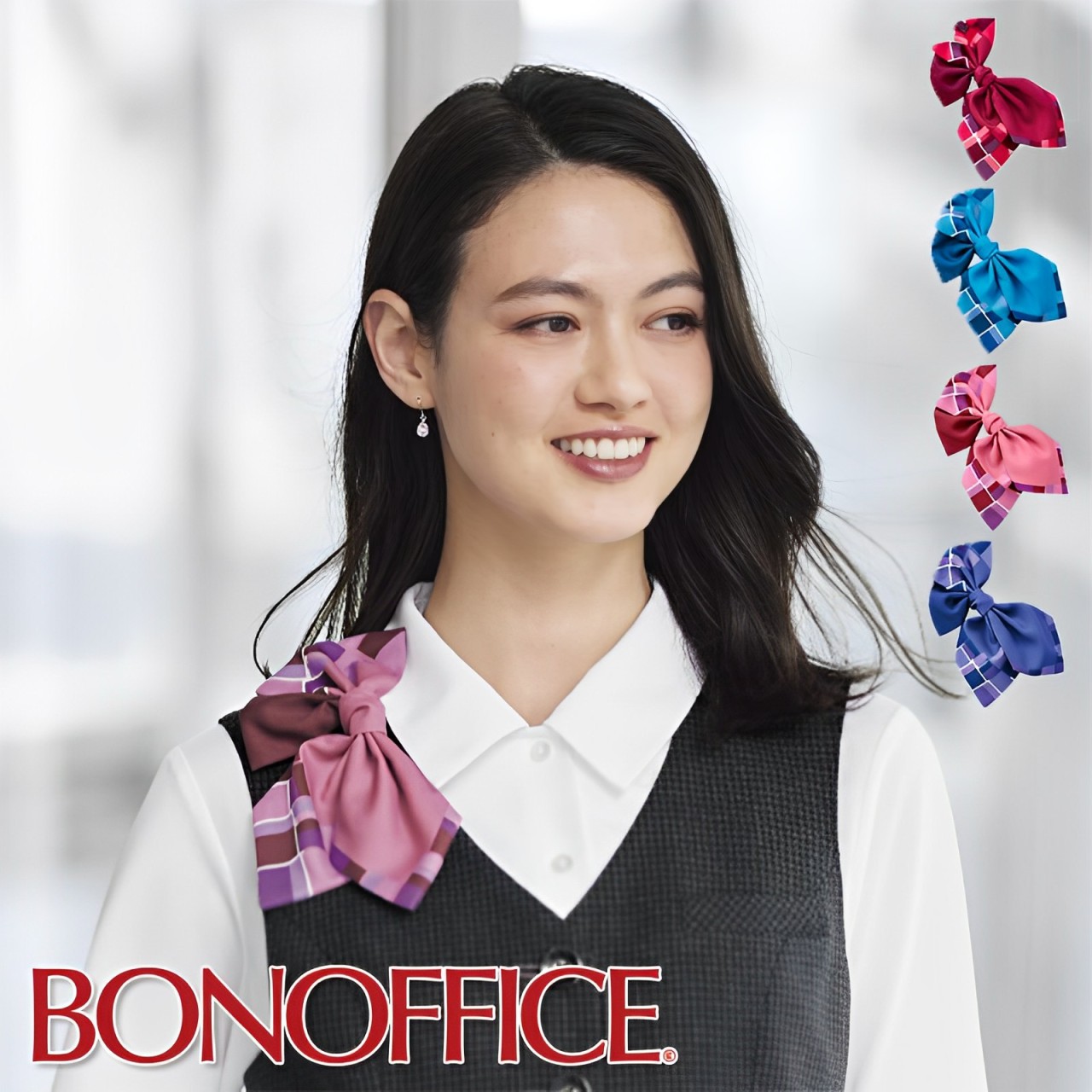 楽天市場】事務服 ブローチ OP164 フォーマル 事務員 受付 カウンター