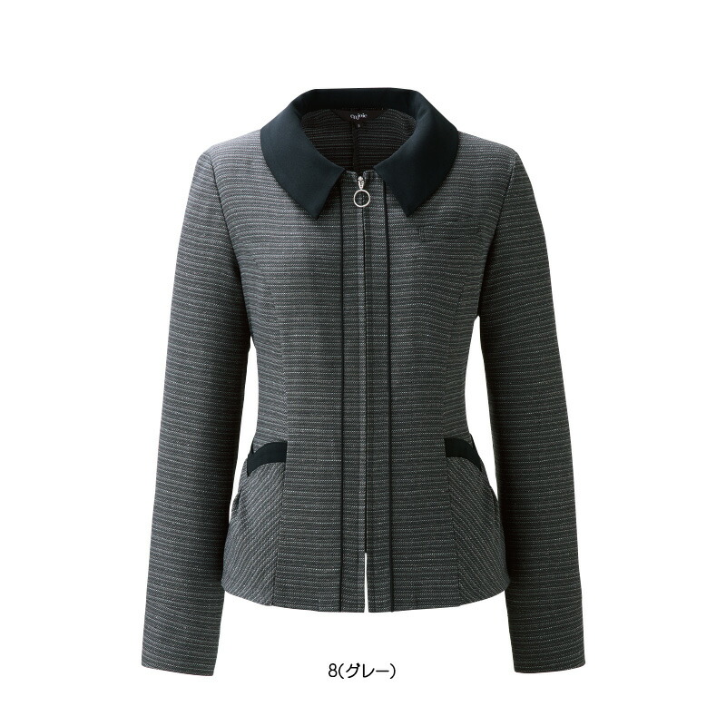 完璧 事務服 ソフトジャケット 230 Enjoie アンジョ ア事務員 受付 コンシェルジュ オフィスレディ カウンターレディ コンパニオン ショールーム 制服 大人かわいい Fucoa Cl