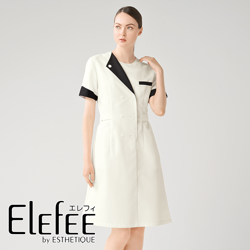 楽天市場 エステユニフォーム ワンピース 30 サロンウェア 制服 Esthetique エステティック シロタコーポレーション Monotone モノトーン ユニフォームいしまる