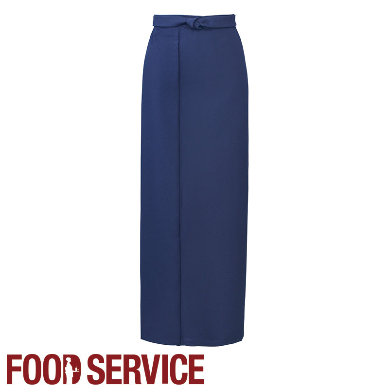 【返品取り替えっこ不可】 飲食店制服 【単品】茶衣着スコート［亭主もち用］ SODL-1853 作務衣 亭主もち用 和風 和装 飲食店和風  SerVo サーヴォ