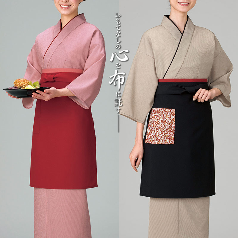 【楽天市場】飲食店ユニフォーム 作務衣上着(万筋・ピンク) [女性用] SJ4021 和 モダン 本格的 和風 和装 着物 お土産 和食 旅館 蕎麦 居酒屋 飲食店京都 風香 FUKA