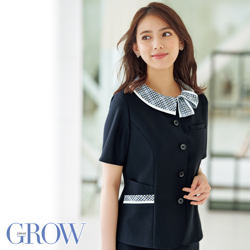楽天市場】事務服 オーバーブラウス GOBL-2301 GROW グロウ