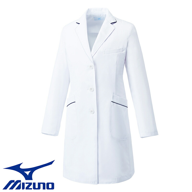購買 白衣 ドクターコート MZ-0107 女性用 mizuno ミズノ ナースウェア