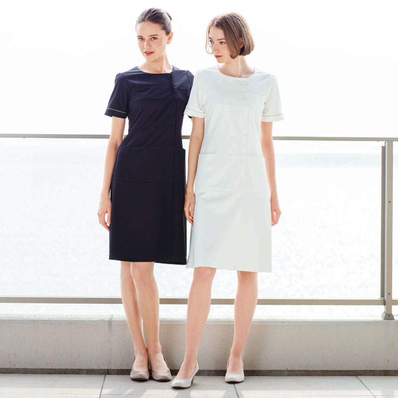 ナースウェア ワンピース 女性用 Lh 67beadsberry ビーズベリー Naway ナウェイ Seed シードシー Nagaileben ナガイレーベン 医療白衣 看護師 クリニック ユニフォーム Marcsdesign Com