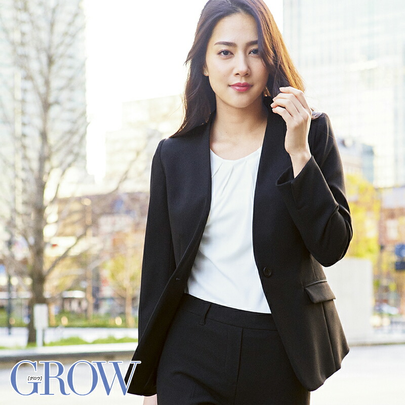 事務服 否色合い上衣 GJAL-1964 フォーマル 事務員 受け付け ユニフォーム 事務室 お召しもの GROW グロウ SerVo サーヴォ レディースファッション-事務服