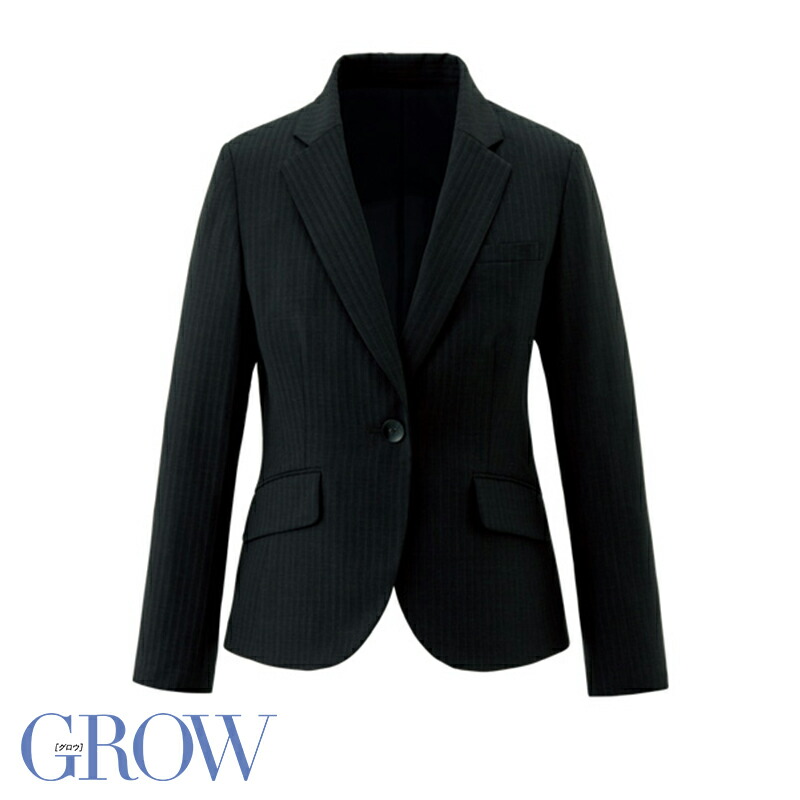 オフィス 事務服 制服 接客 受付 SERVO サーヴォ GROW (グロウ) ジャケット  GJAL-2560 2025年秋冬新作 プラチナ・ストライプ 楽天市場】【C】【特価】【在庫限りアウトレット】事務服 ジャケット
