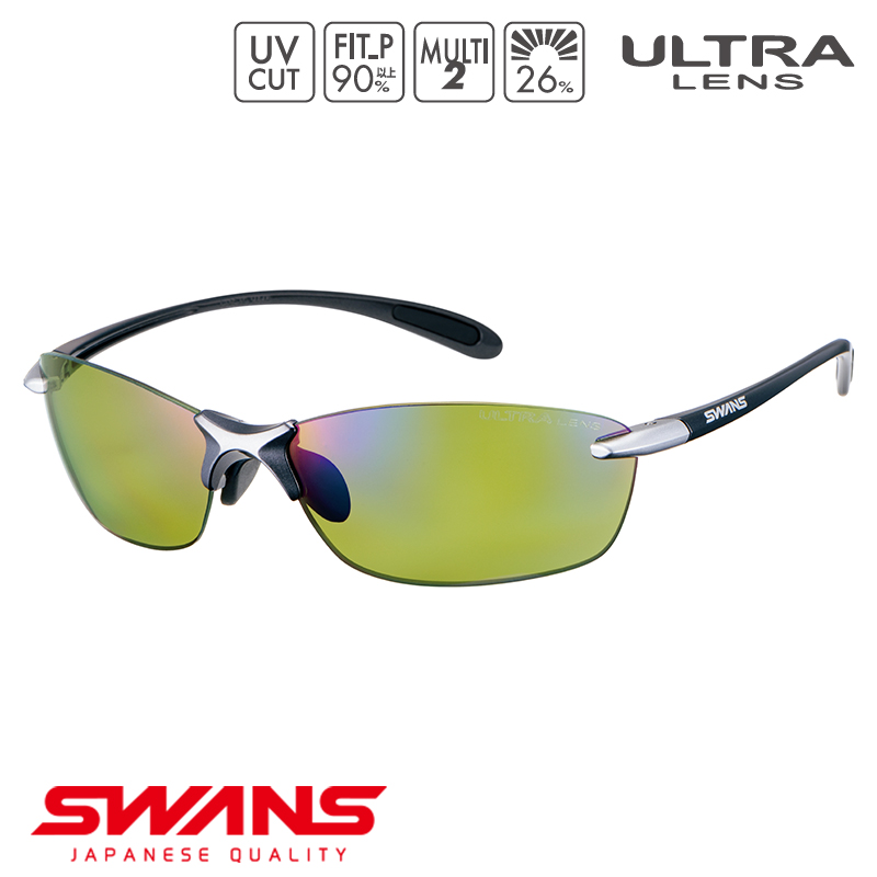 公式店舗 スポーツサングラス Salf 0168 Gmr 返品 交換不可 Swans スワンズ Airless Leaf Fit エアレスリーフフィット フレームレス ゴルフ 釣り スポーツ アウトドアw 珍しい Www Nripost Com