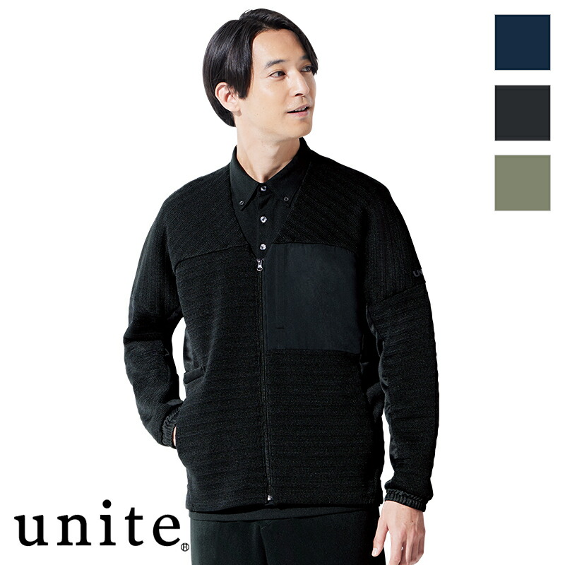 白衣 ブルゾン [男女兼用] UN-0409 unite ユナイト CHITOSE チトセ 医療白衣 看護師 ナース 医師 ドクター クリニック ユニフォーム
