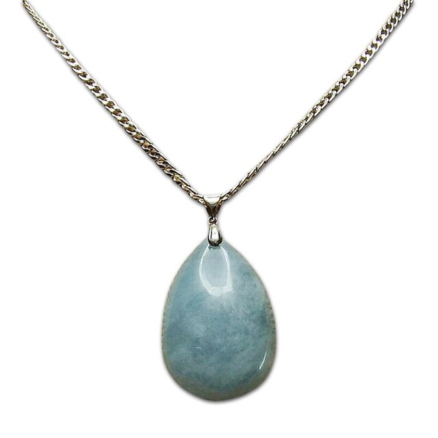 楽天市場】モスアクアマリン K10 ゴールド 天然石 ペンダント