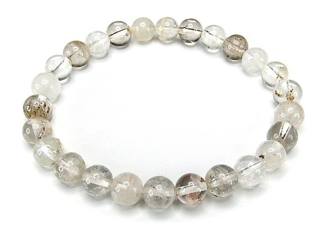 楽天市場】【数量限定】ホワイトガーデンクォーツ 約11mm ブレスレット