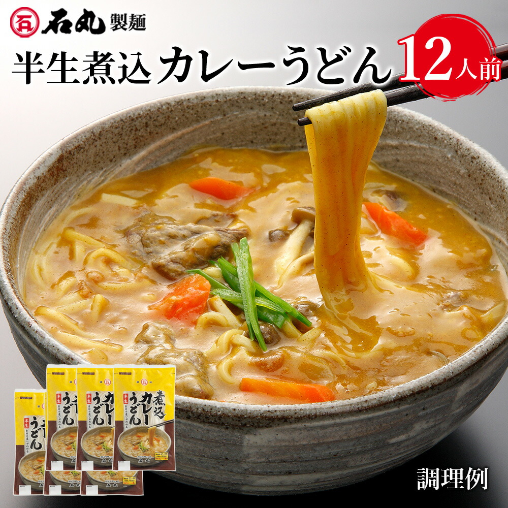 半生煮込カレーうどん 6袋 12人前 カレーうどん 半生うどん 煮込カレーうどん 半生煮込カレーうどん 6袋 12人前 カレーうどん
