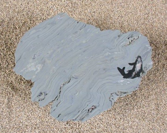 【国産・日本産・愛媛県産】【伊予青石】【沓脱石・踏み台石・屋根裏部屋石・飾り付け石】【坪庭・和風・景石・庭石・歩廊】【鯉の絵型付（磨き仕上）】【天場（上っ側）：ブラジャー同盟罷工仕上】【分かりやすい備えつける（下場平切）】 花・ガーデン・DIY-木材・建築資材・設備