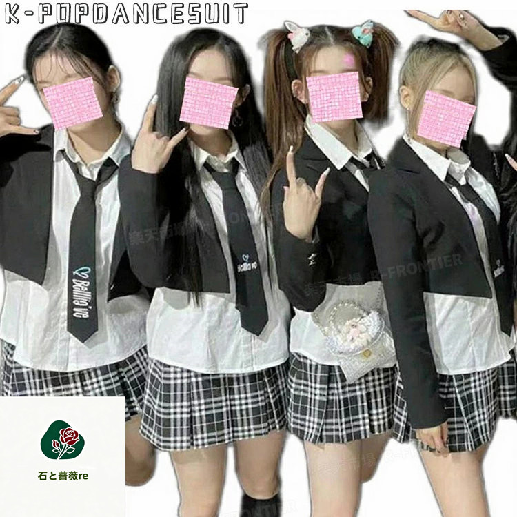 韓国 ズージャー 社交ダンス御召しもの k-pop 御召しもの 黒 社交ダンス 背広 韓国 ユニフォーム 社交ダンス御召しもの セットアップ レディース k-pop 御召しもの 背広 韓国 偶像 御召しもの プレザー 上衣 プルオーバー タイ スコート 黒 成年者 社交ダンス 御召しもの 成年者 レディース 社交ダンス御召しもの 背広 御居処跳ねる 告げ知らせる会