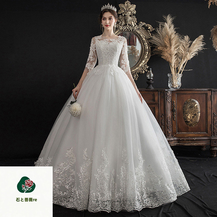 ★送料無料 ウェディングドレス 格安 ウエディングドレス 二次会ドレス wedding dress エンパイアタイプ ドレス 二次会 花嫁 ドレス 白 ロングドレス 演奏会 おしゃれ 大きいサイズ ウエディングドレス ホワイト オーダーメイド対応