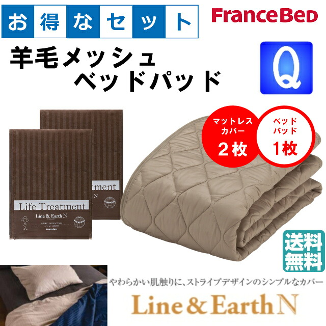 お得な選りわける3点仕掛ける 皇后陛下 生産ライン＆地べたＮ 毛糸メッシュベッドパッド 抗菌・防臭産業 洗える 色合い4色 すべり止め天然ゴム付 貨物輸送無料
