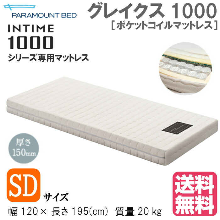 楽天市場】日本製 パラマウントベッド INTIME専用マットレス