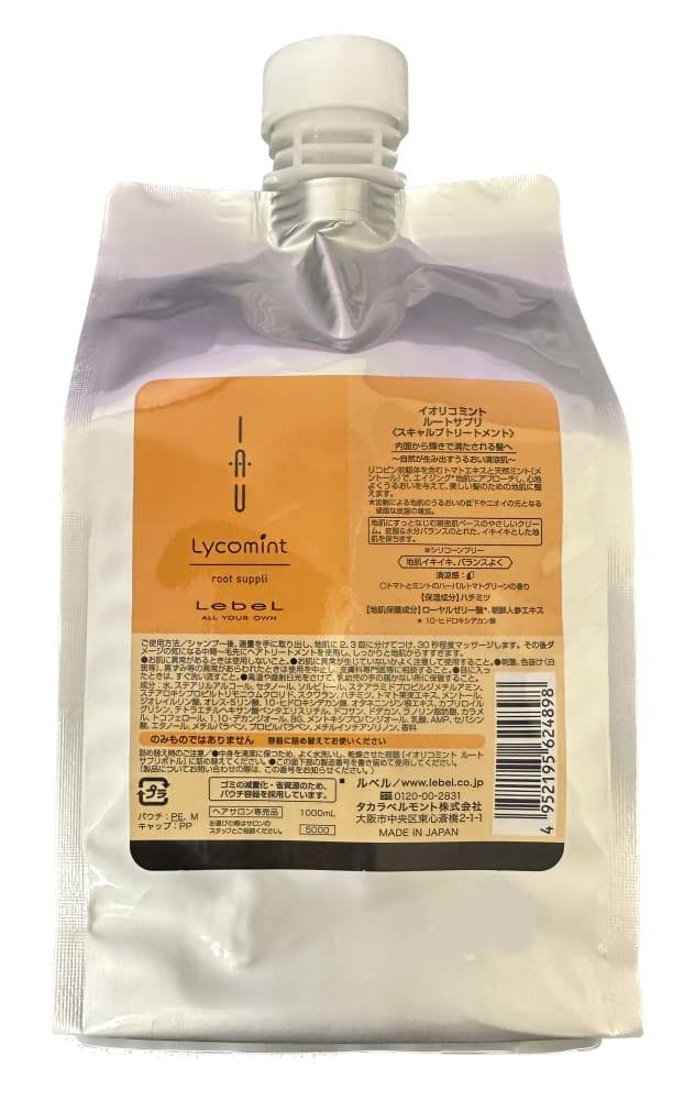 ルベル イオリコミント ルートサプリ1000ml(レフィル)