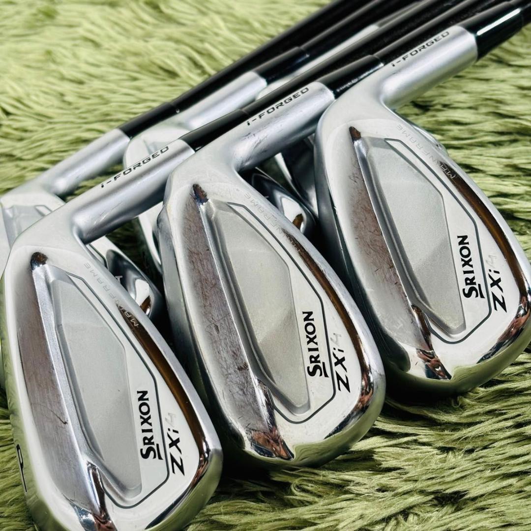 【中古】スリクソン ZXi4 アイアン6本セット メンズゴルフ 初心者 入門 人気 現行 DUNLOP ダンロップ SRIXON TOUR AD AD-95 カーボンシャフト 右利き 男性 flex X|Re.ISLAND 店