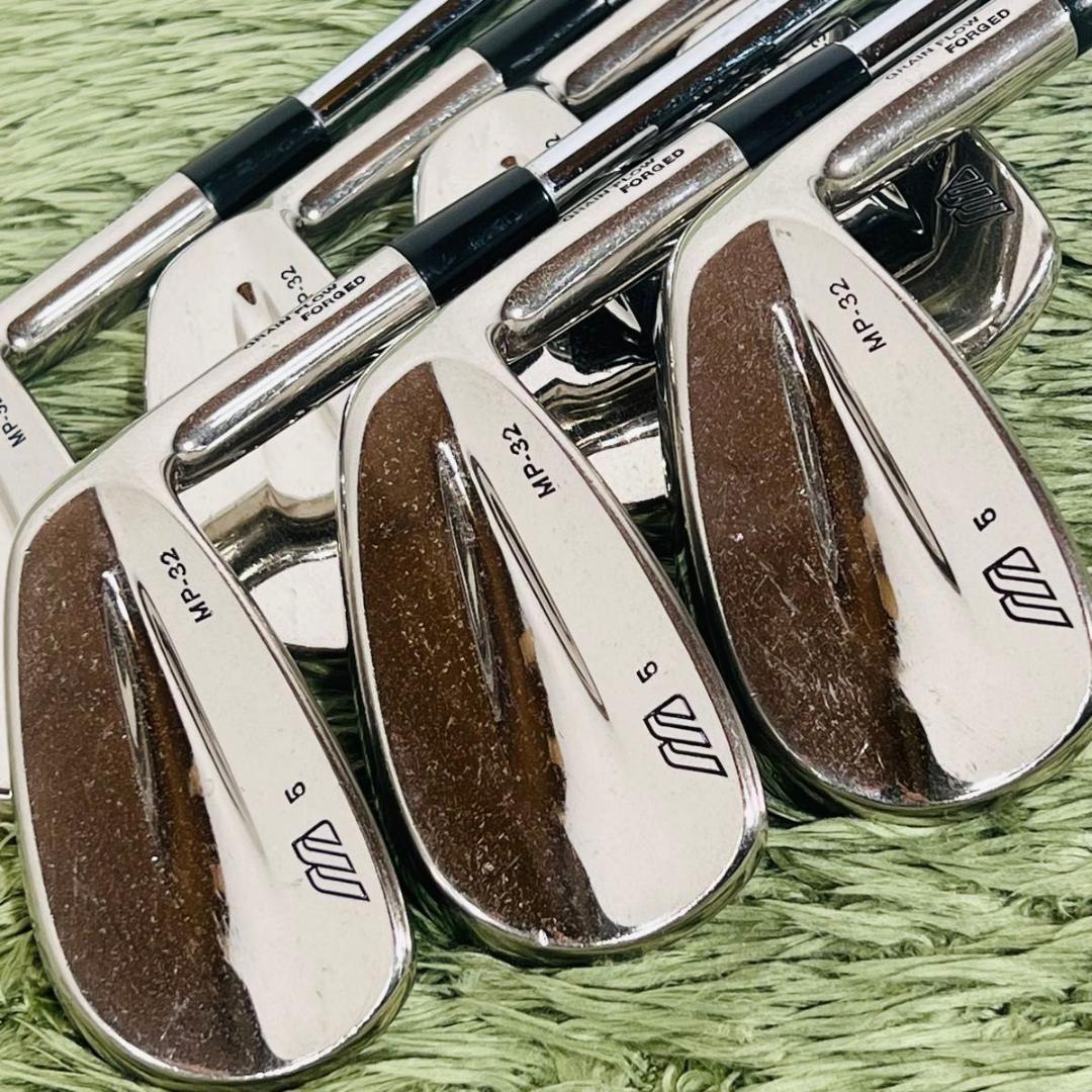 【中古】ミズノ MP-32 アイアン7本仕掛ける メンズゴルフ 未経験者 取扱説明書 マッスルバック MIZUNO Dynamic Gold S200 スチール写真立て坑 右利き 成人男性 flex S