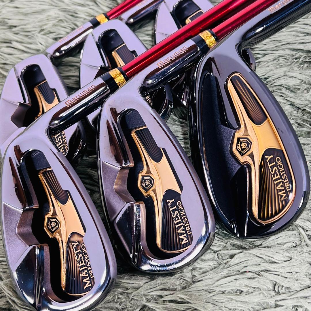 【中古】マジェスティ プレステジオ LV-720 アイアン6本書き割り メンズゴルフ 一般受け MAJESTY PRESTIGIO 右利き 完全無欠炭素立て坑 成人男性 flex R 天々取りまかなう付き添い人