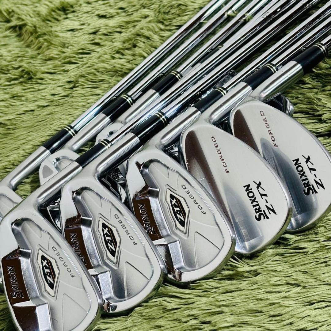 【中古】スリクソン Z-TX アイアン10本書き割り メンズゴルフ 未経験者 ハウツー物 大人気 SRIXON DUNLOP ダンロップ 右利き 成人男性 DynamicGold S200 スチール写真立て坑 ダイナミックゴールド flex S