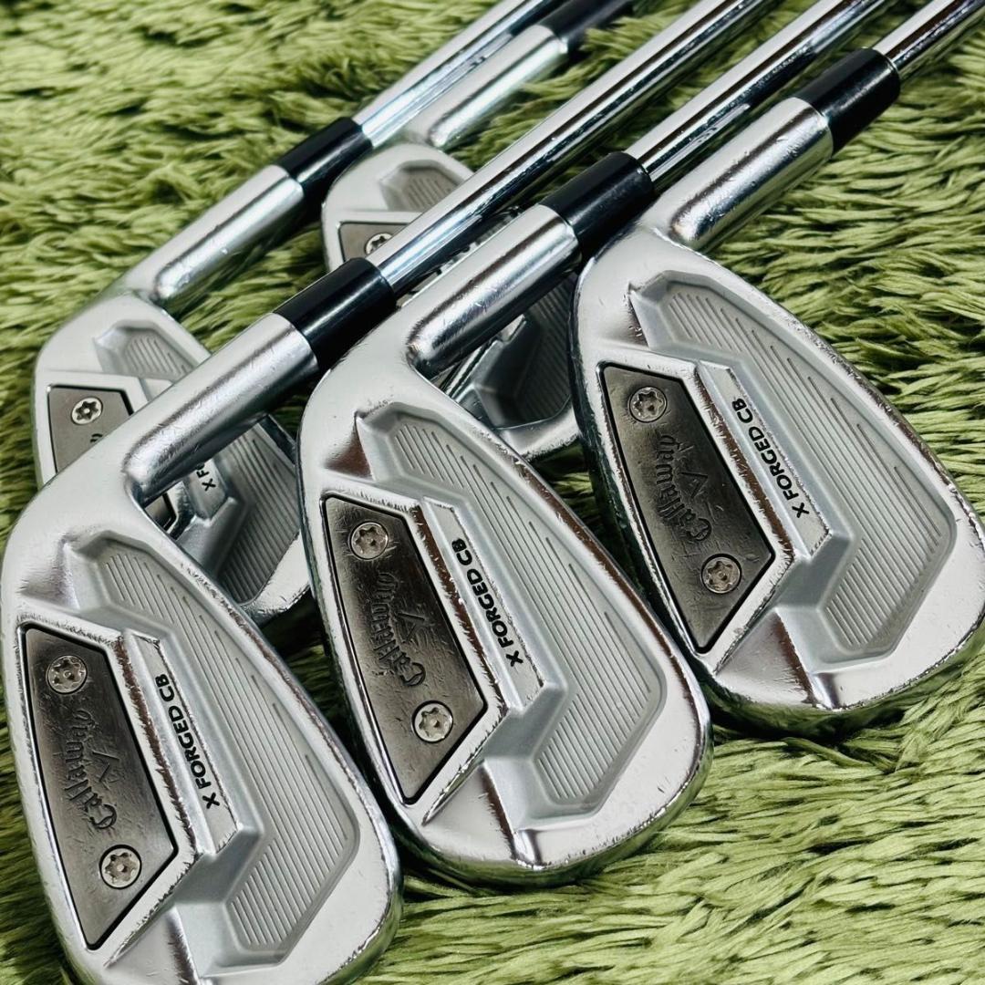 【中古】キャロウェイ XフォージドCB アイアン5本書き割り メンズゴルフ 未経験者 大人気 Callaway X FORGED N.S.PRO 950GH neo ネオ スチール写真矢がら 右利き 成人男性 flex S