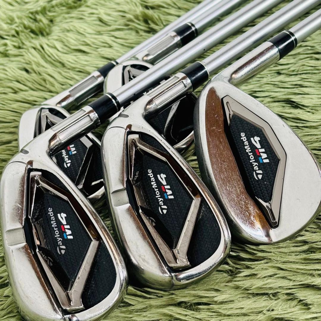 【中古】テーラーメイド M4 アイアン5本セット レディースゴルフ 初心者 入門 大人気 TaylorMade FUBUKI TM4 カーボンシャフト 女性 右利き flex L｜Re.ISLAND 店