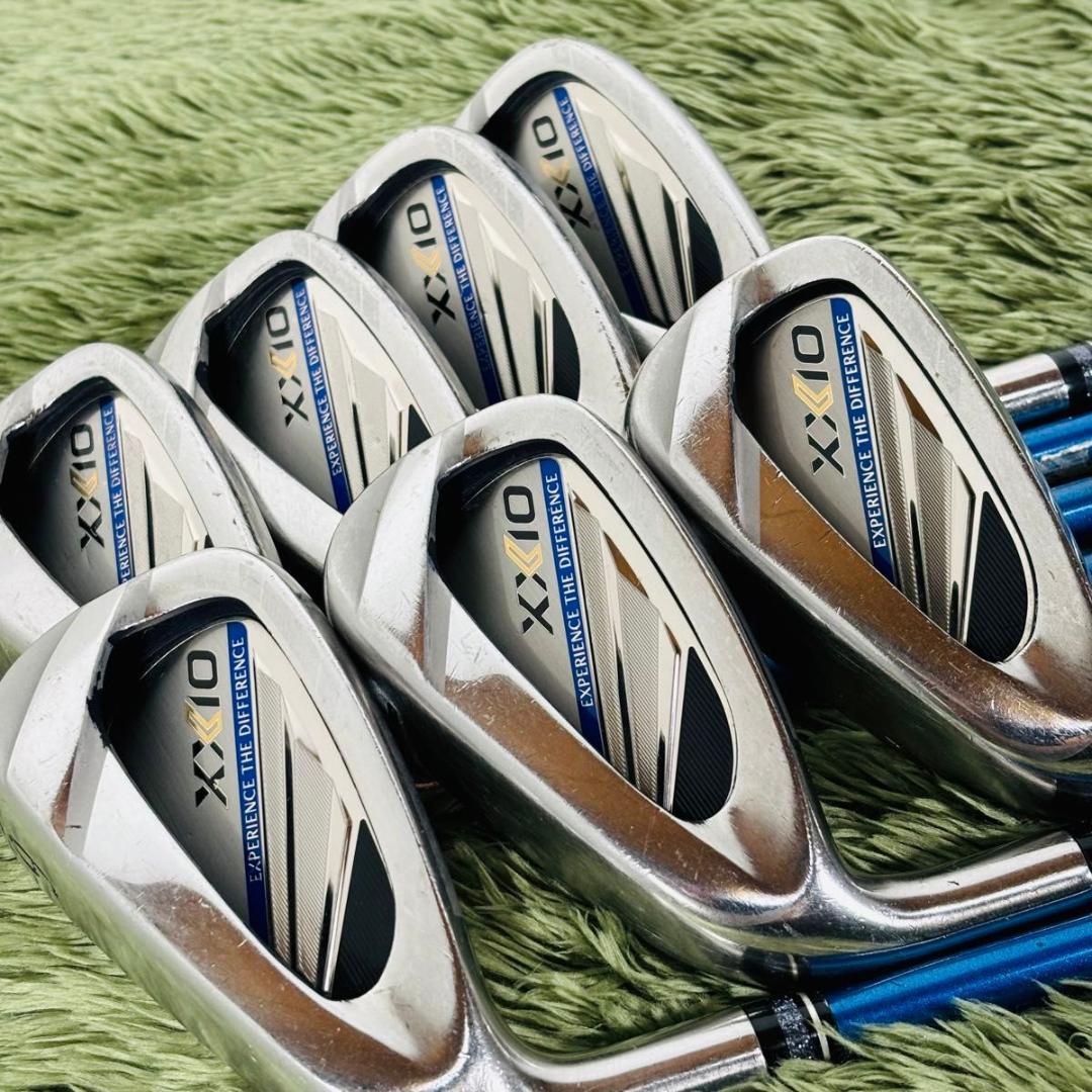 【中古】ゼクシオ 11代目 MP1100 レフティ アイアン7本仕掛ける メンズゴルフ XXIO DUNLOP ダンロップ 左ぎっちょ 完全無欠炭素立て坑 成人男性 flex R