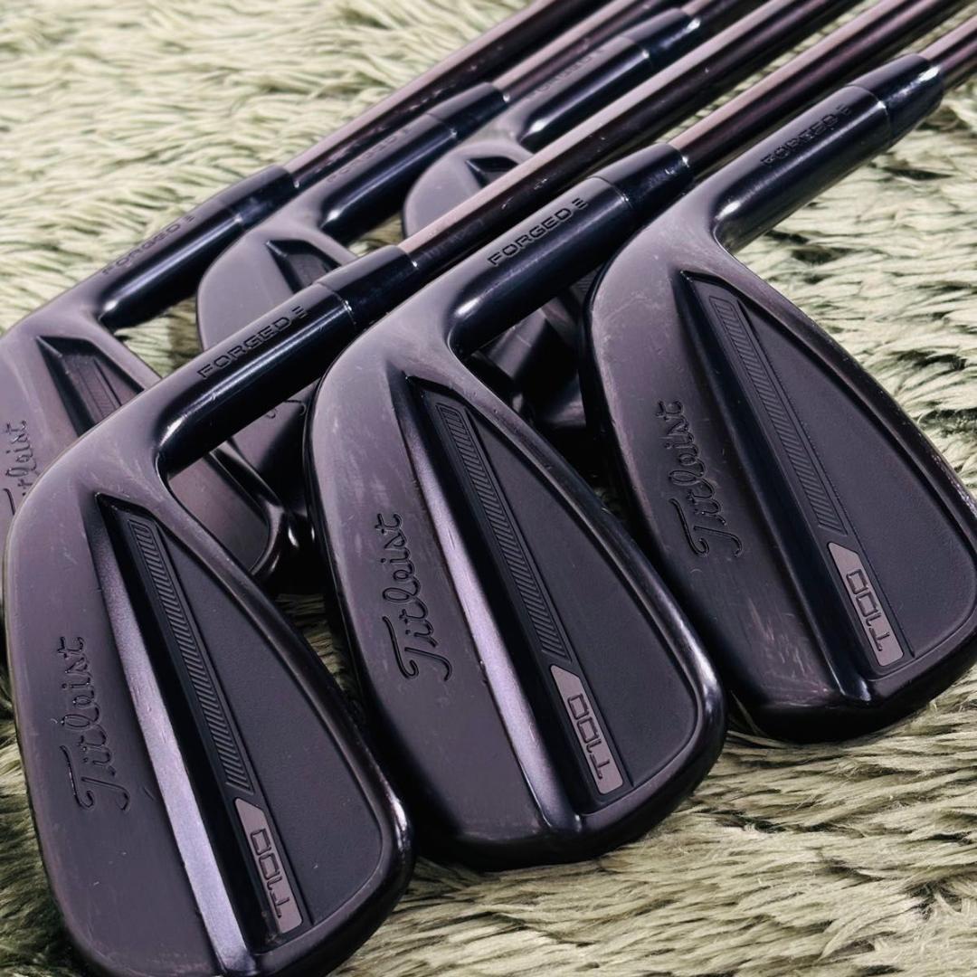 【中古】タイトリスト T100 黒いこと アイアン6本書き割り メンズゴルフ 物量制限事項品 Titleist T100 Black Vapor 2025年 N.S.PRO modus3 TOUR115 Black モーダス スチール写真立て坑 右利き FLEX S