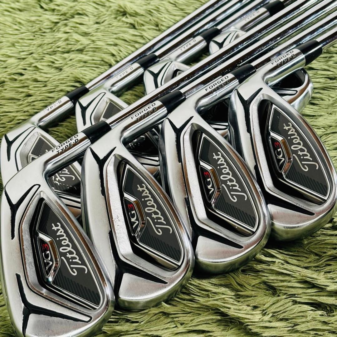 【中古】タイトリスト VG3 手合いD アイアン8本仕掛ける メンズゴルフ 未経験者 大人気 Titleist N.S.PRO Zelos8 ゼロス スチール写真立て坑 右利き 成人男性 flex S
