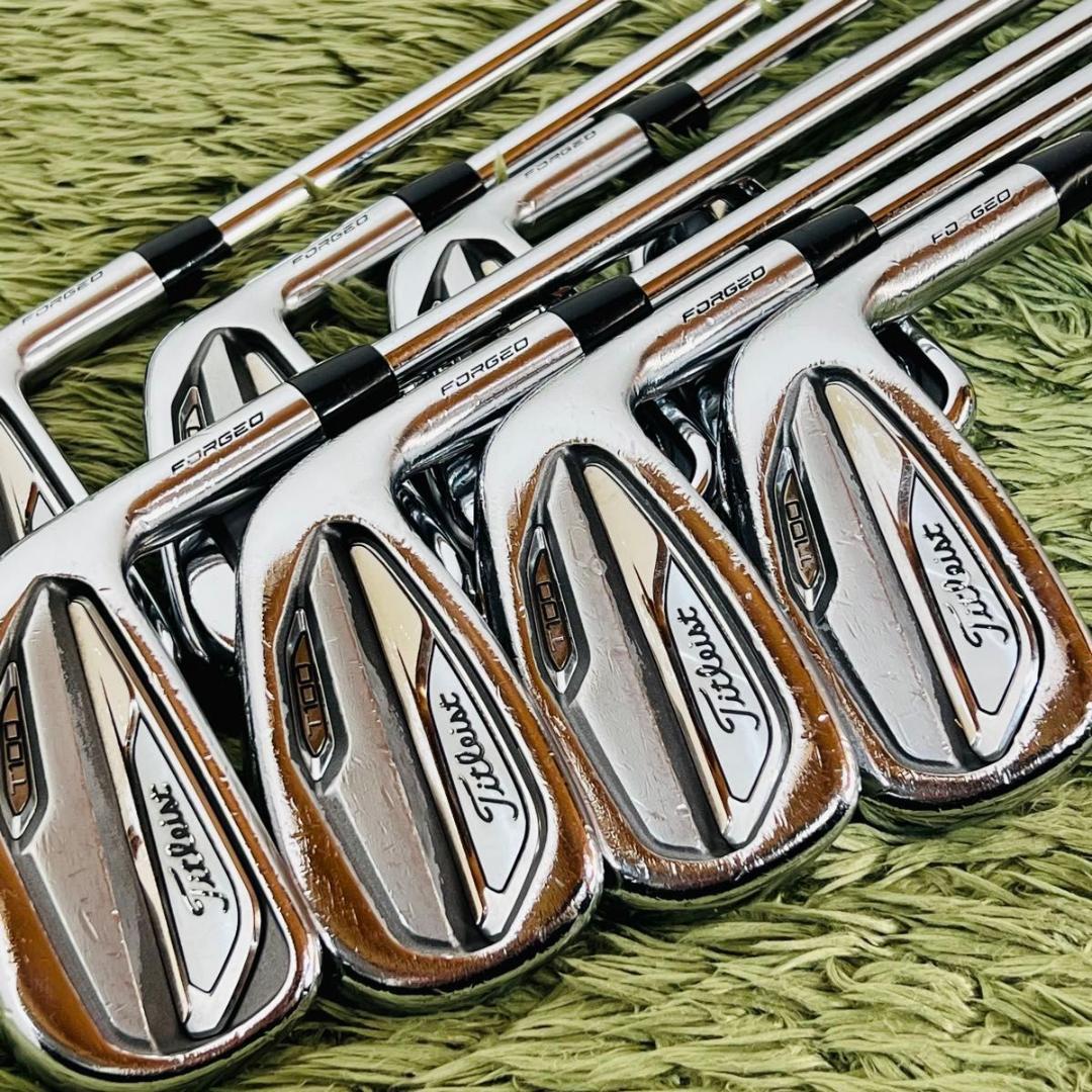 【中古】タイトリスト T100 アイアン8本仕掛ける メンズゴルフ 未経験者 取扱説明書 大人気 Titleist T100 2019年青写真 N.S.PRO modus3 TOUR105 モーダス スチール写真立て坑 右利き FLEX S