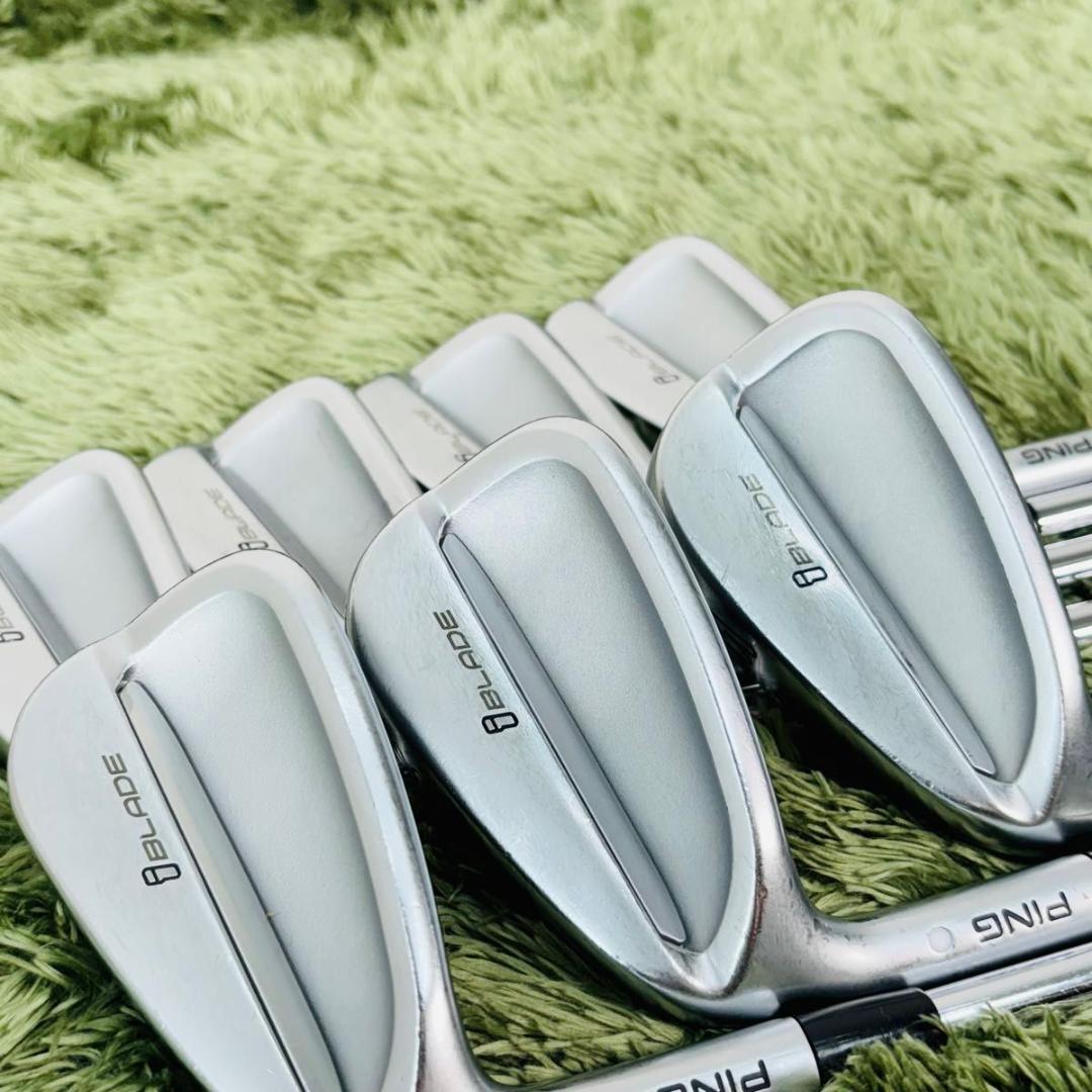 【中古】PING ピン アイブレード アイアン7本仕かける メンズゴルフ 大人気真似形 iBLADE flex X アイアン-クラブ-メンズクラブ