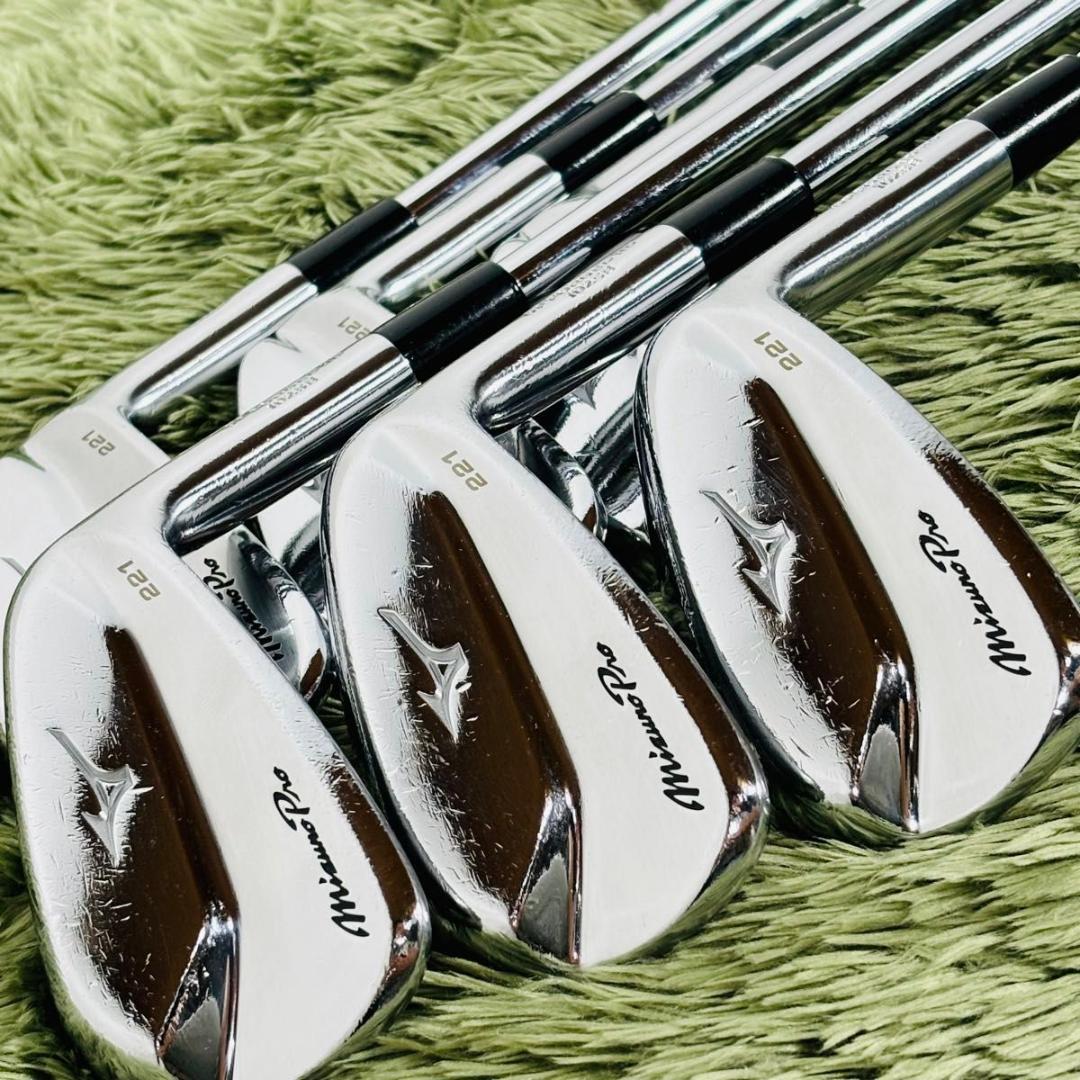 【中古】Mizuno Pro ミズノプロ 221 アイアン6本セット メンズゴルフ 初心者 入門 大人気モデル flex S