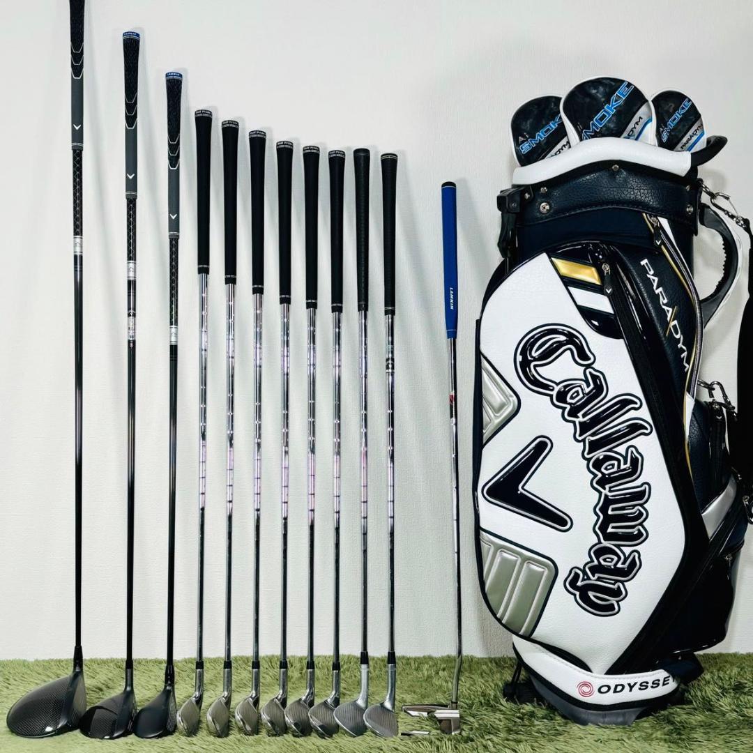 【中古】キャロウェイ オールパラダイムAi煙霧 12本仕掛ける メンズゴルフ 未経験者 Callaway ALL PARADYM Ai SMOKE 教科課程御目見得 右利き flex S