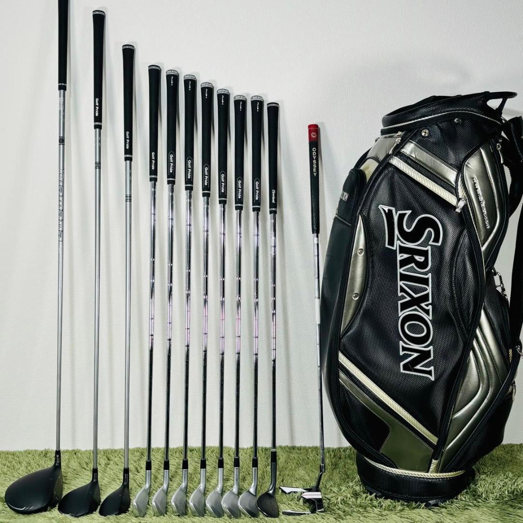 【中古】スリクソン ZX5 MK2 12本セット メンズゴルフ 初心者 入門 大人気モデル SRIXON ダンロップ DUNLOP コースデビュー 右利き 男性 flex S