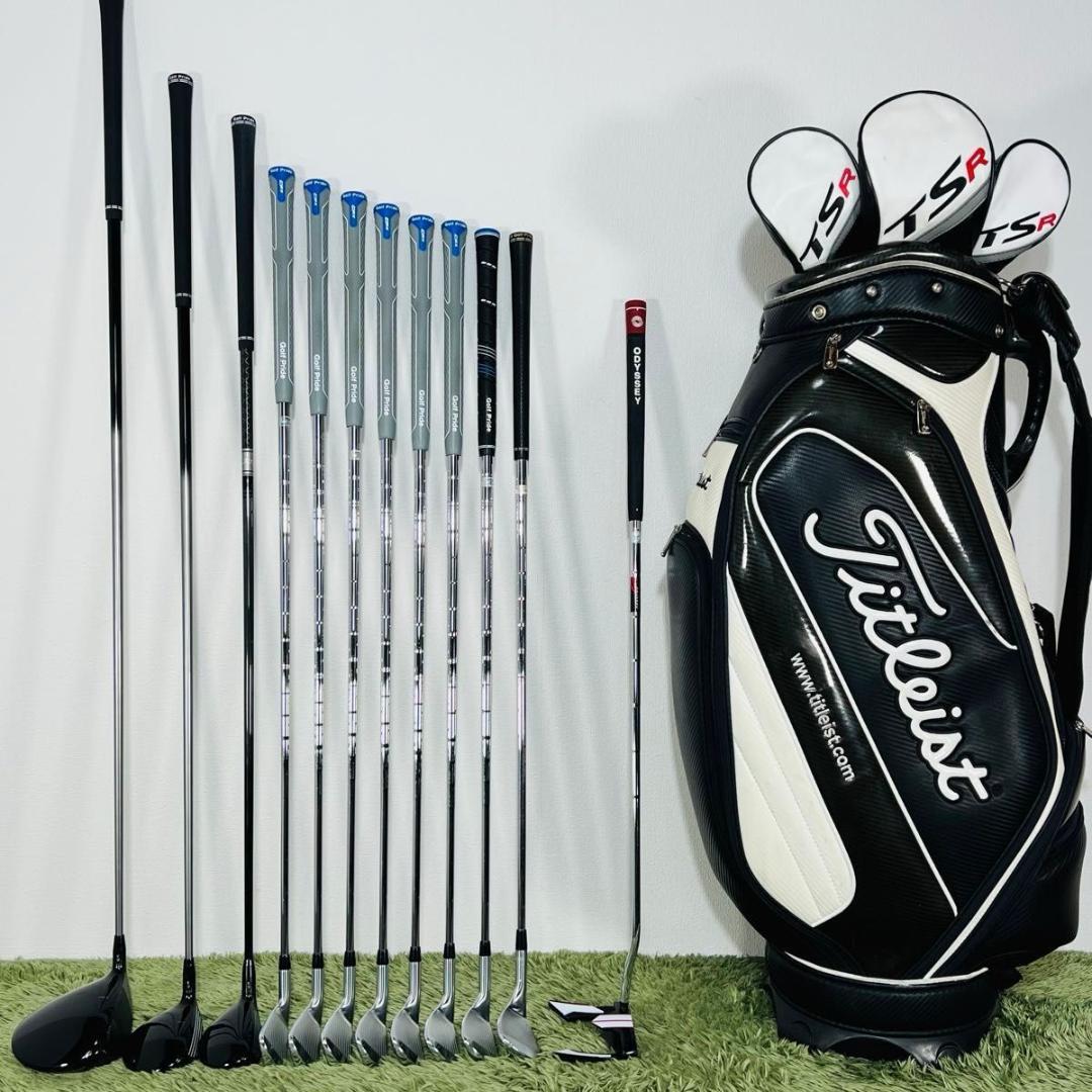 【中古】タイトリスト TSR2 12本セット メンズゴルフ 初心者 入門 大人気モデル Titleist コースデビュー 右利き flex S