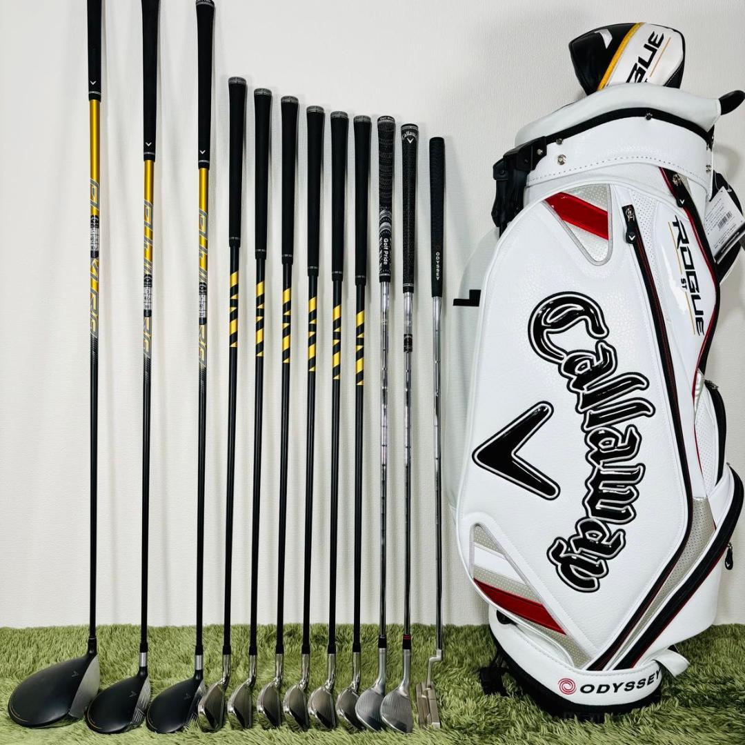 【中古】キャロウェイ オールローグSTマックスファスト 12本仕掛ける メンズゴルフ 大人気模範例 Callaway ROGUE ST MAX FAST 教科課程御目見得 右利き flex R