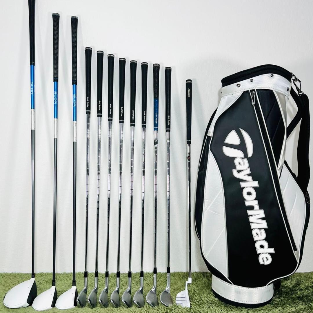 【中古】テーラーメイド SLDR S 12本セット メンズゴルフ 初心者 入門 大人気 TaylorMade SLDR S コースデビュー 右利き FLEX S