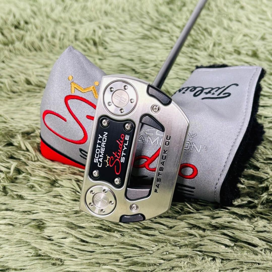 【中古】タイトリスト スコッティキャメロン 制作室表現スタイル ファストバックOC パター SCOTTY CAMERON Studio STYLE FASTBACK 真っただ中パター 右利き