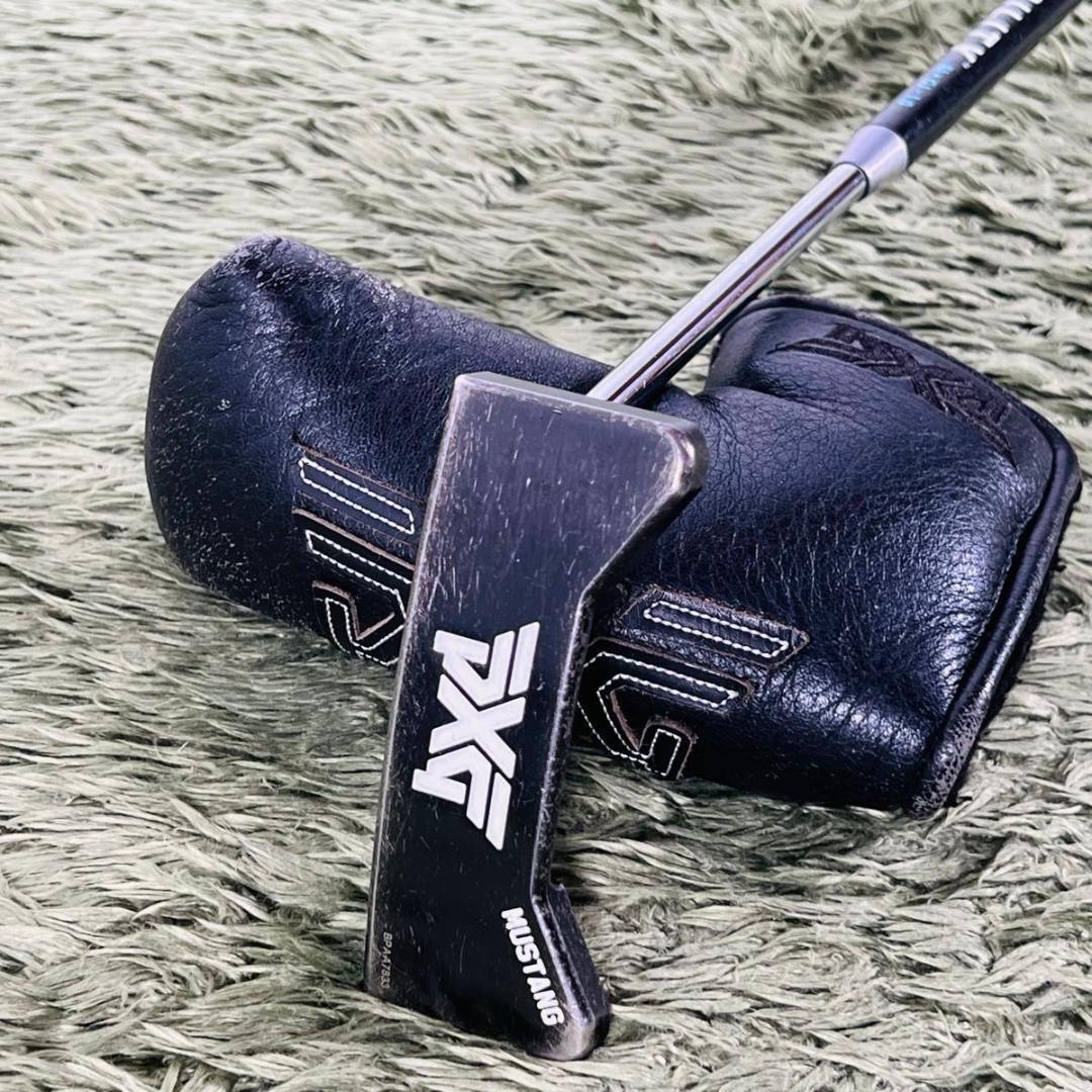 【中古】PXG マスタング パター メンズゴルフ 未経験者 ハウツー物 大人気真似形 33in ピン印字機 マスタング