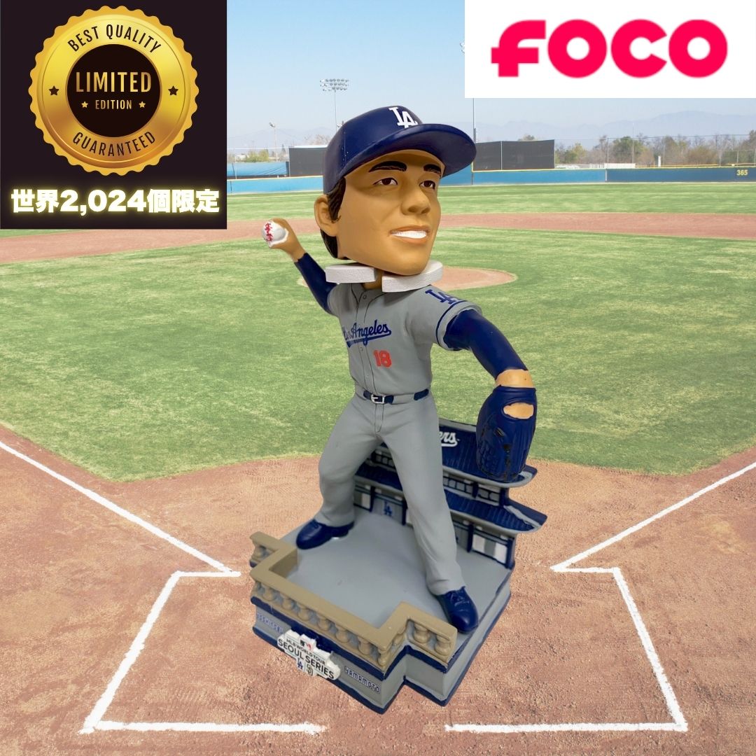楽天市場】山本由伸 ボブルヘッド 9.5インチFOCO MLB BIG HEADS 9.5