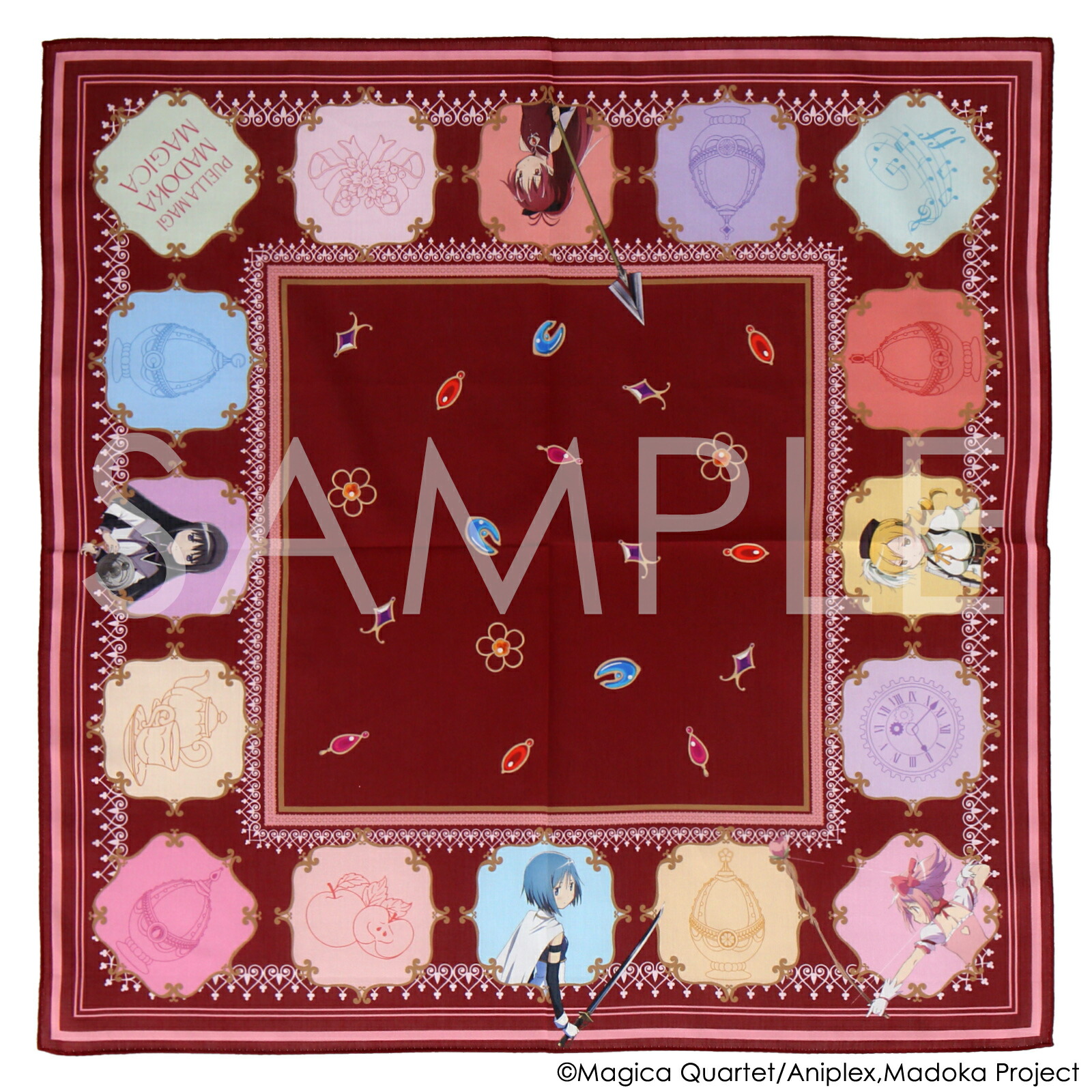 楽天市場】【 魔法少女まどか☆マギカ】 プリントハンカチ 日本製 58cm