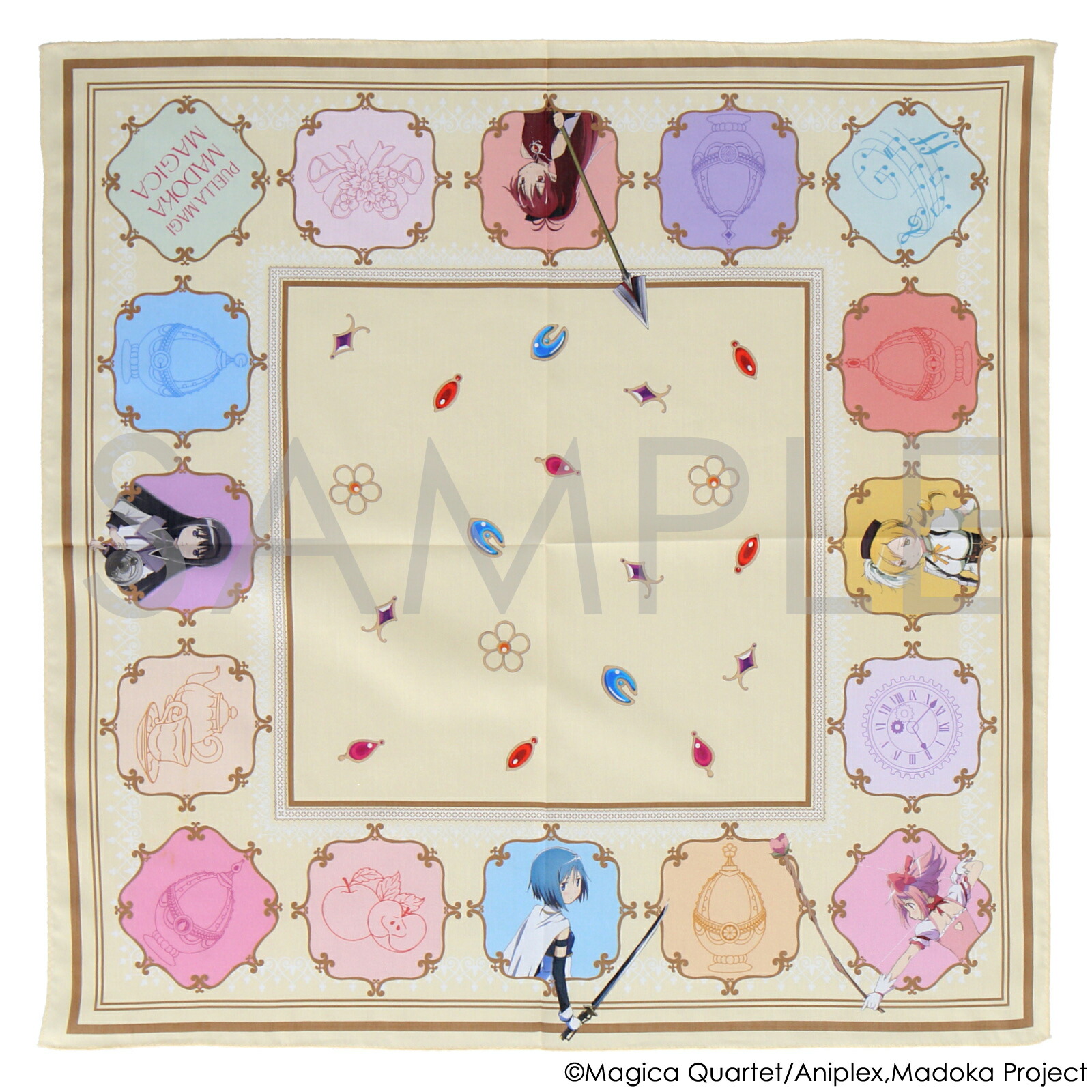 楽天市場】【 魔法少女まどか☆マギカ】 プリントハンカチ 日本製 58cm