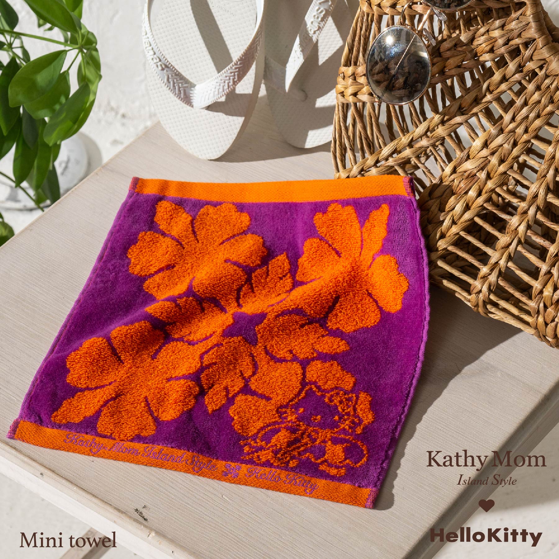 楽天市場】【メール便】ハワイアンズ キティ ミニタオル Kitty お土産